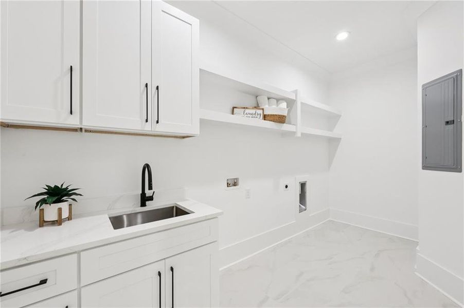 Furnished interior view inside a new home in , Buford (Image 18).