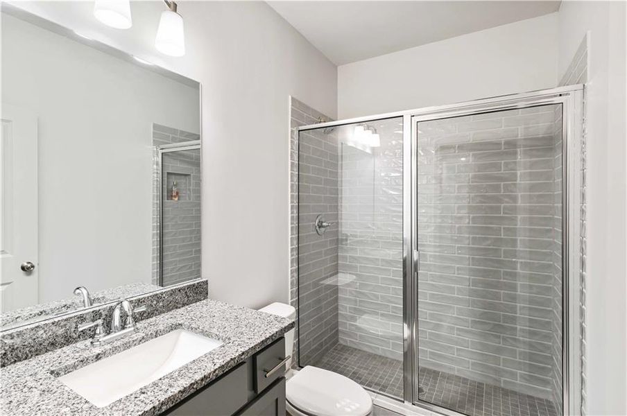 Furnished interior view inside a new home in , Auburn (Image 39).