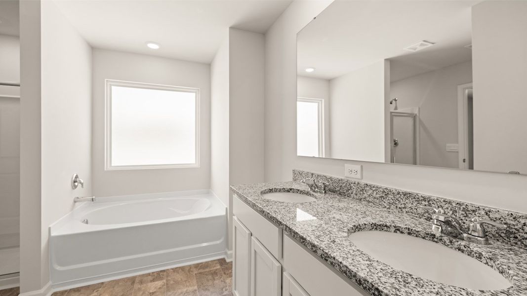 Furnished interior view inside a new home in Byrd Village, Graniteville (Image 11).