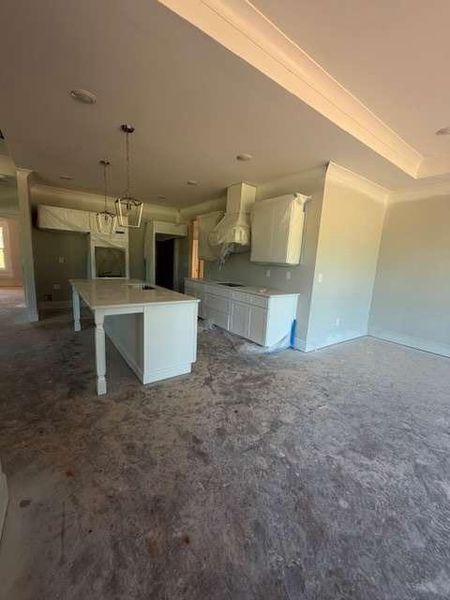 In-progress construction of a new home in , Hampton, GA (Image 5).