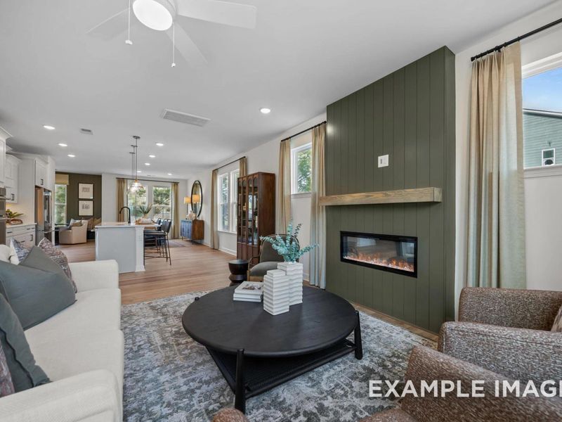 Furnished interior view inside a new home in Camden Park, Knightdale (Image 15).