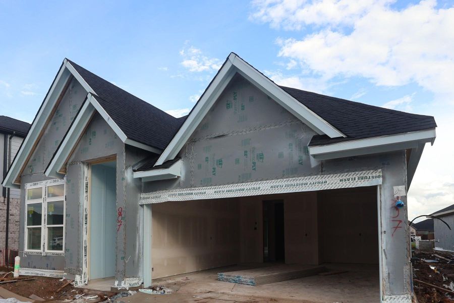 In-progress construction of a new home in Brookewater - Terrace Collection, Rosenberg, TX (Image 7). In-progress construction of a new home in Brookewater - Terrace Collection, Rosenberg, TX (Image 7).