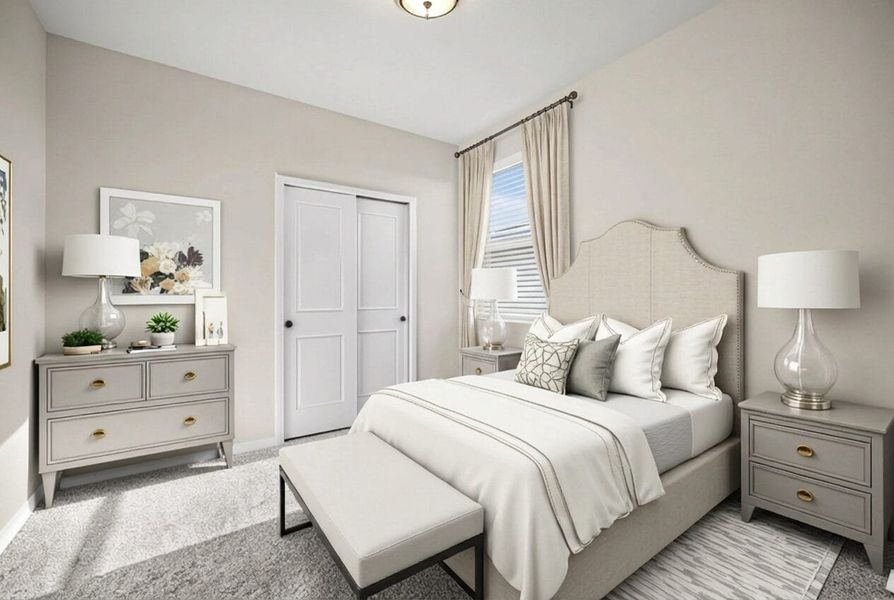 Furnished interior view inside a new home in Aspen Ranch, Fountain (Image 5).