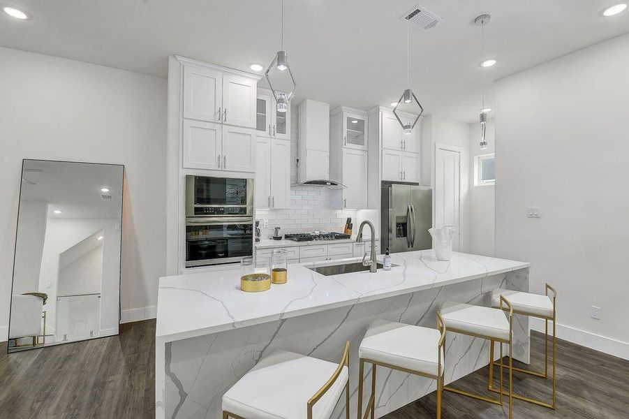 Furnished interior view inside a new home in , Houston (Image 13).