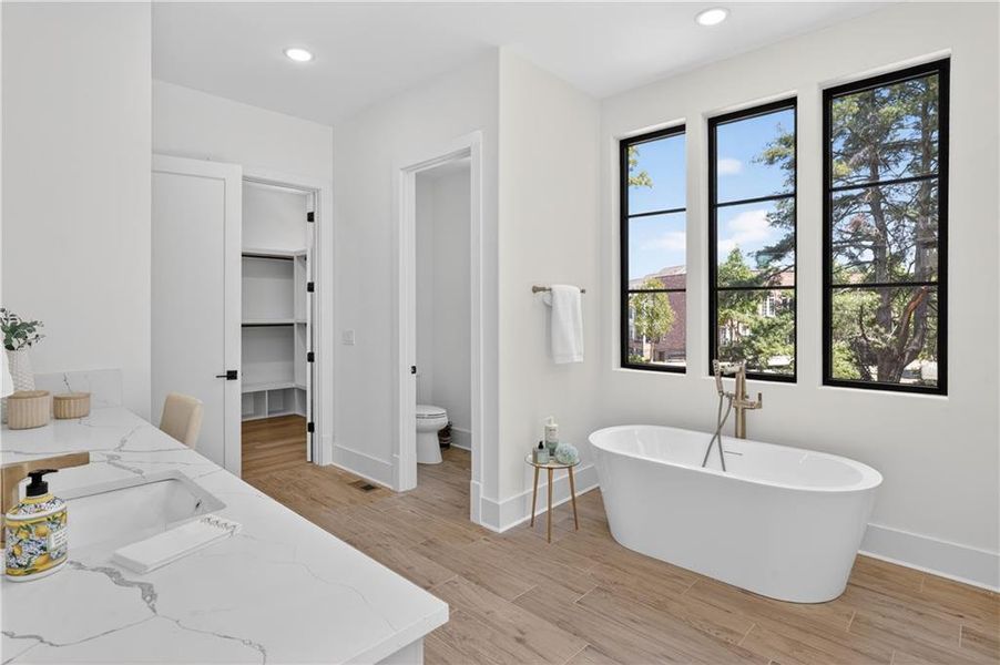Furnished interior view inside a new home in , Alpharetta (Image 55).