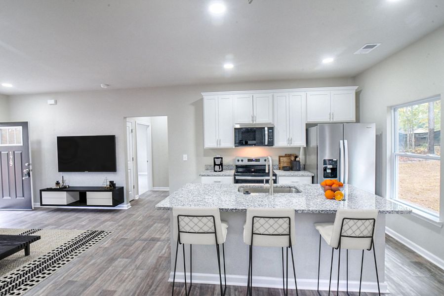Furnished interior view inside a new home in , Orangeburg (Image 6).
