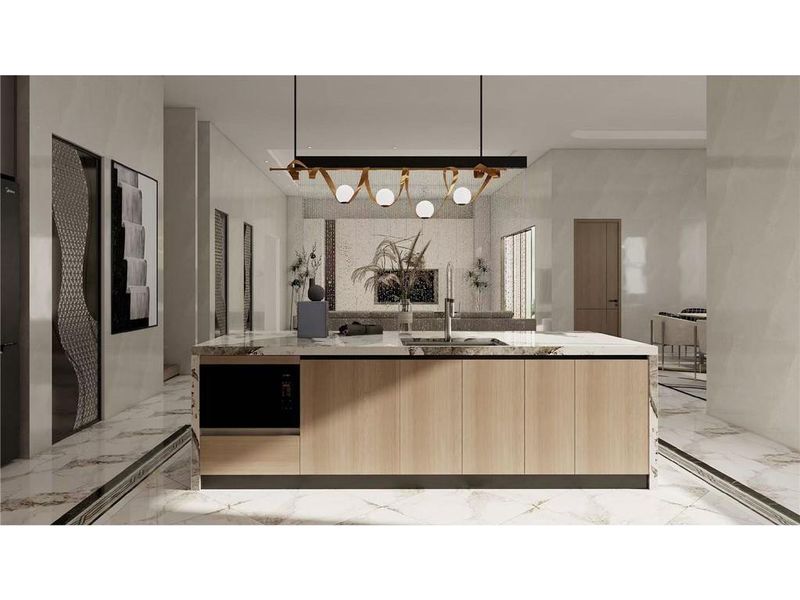 Furnished interior view inside a new home in , Buford (Image 8).