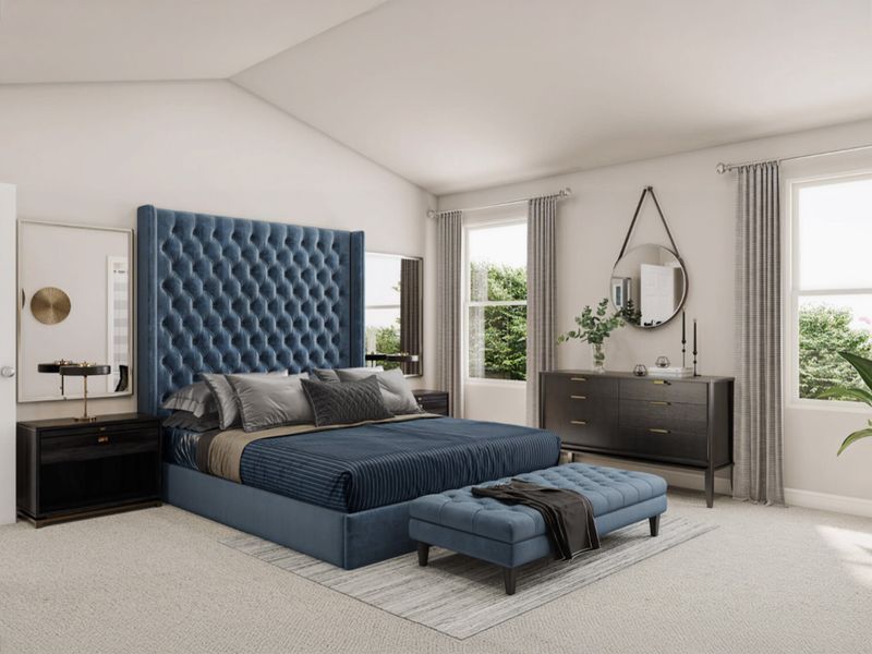 Furnished interior view inside a new home in Splawn Ranch, Killeen (Image 7).