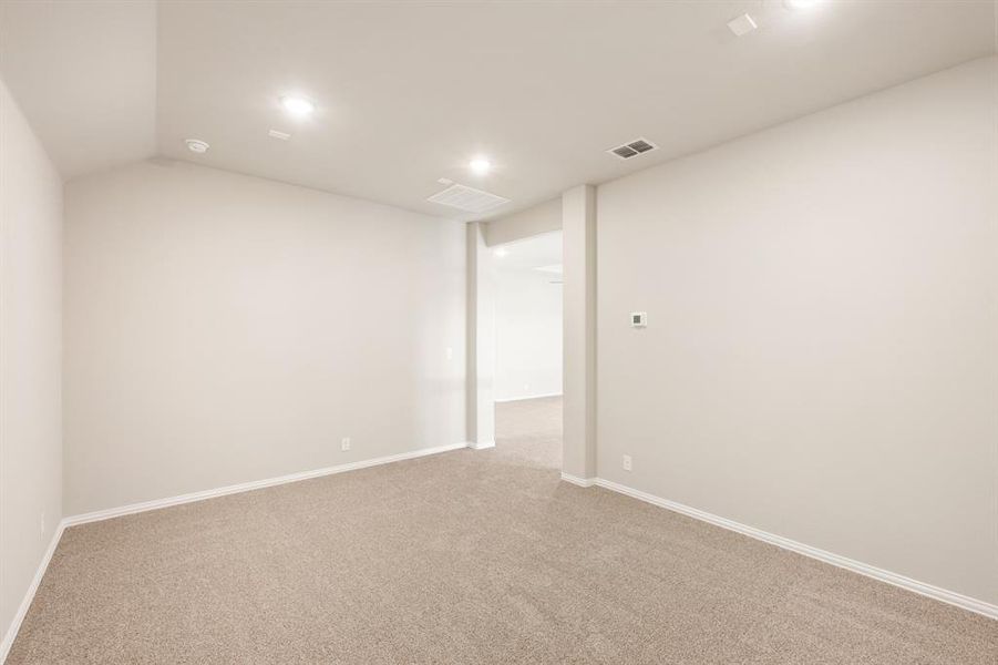 Spacious, unfurnished interior of a new home in Devonshire Classic 50-55, Forney (Image 21). Spacious, unfurnished interior of a new home in Devonshire Classic 50-55, Forney (Image 21).