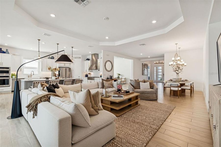 Furnished interior view inside a new home in , Wesley Chapel (Image 48). Furnished interior view inside a new home in , Wesley Chapel (Image 48).