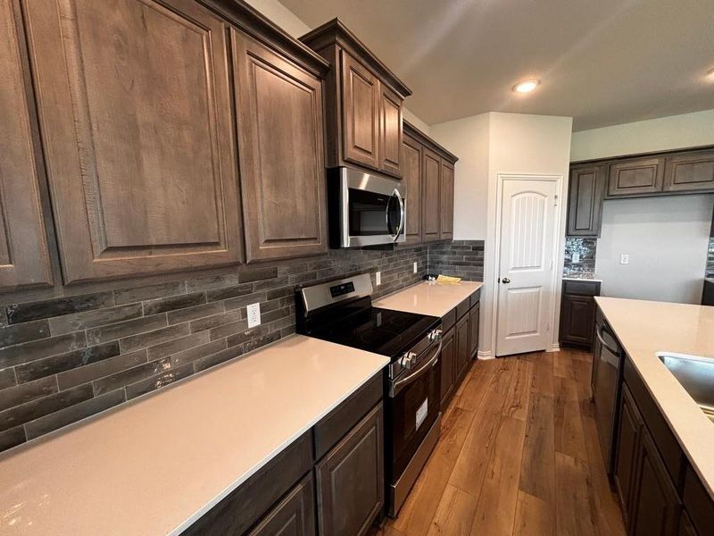 Furnished interior view inside a new home in Hillview Addition, Decatur (Image 6).