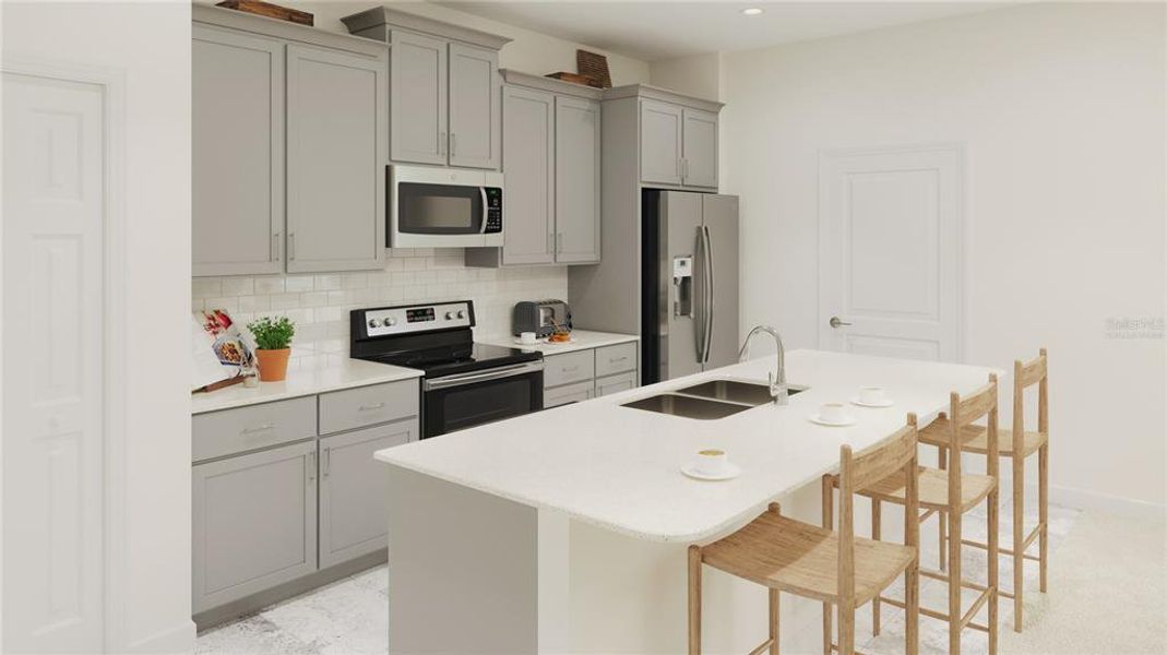 Furnished interior view inside a new home in , St. Cloud (Image 7). Furnished interior view inside a new home in , St. Cloud (Image 7).