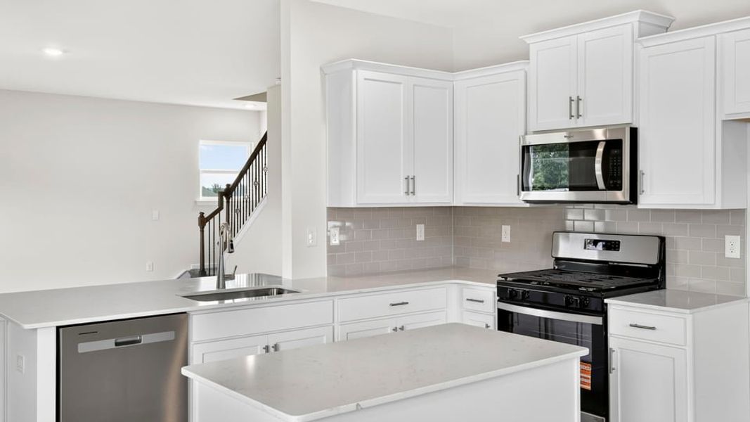 Furnished interior view inside a new home in Woodglen, Piedmont (Image 8).