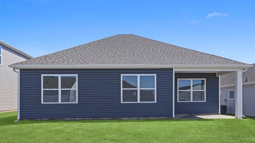 Exterior details and patio area of a home in Sage Grove, Lyman (Image 19).