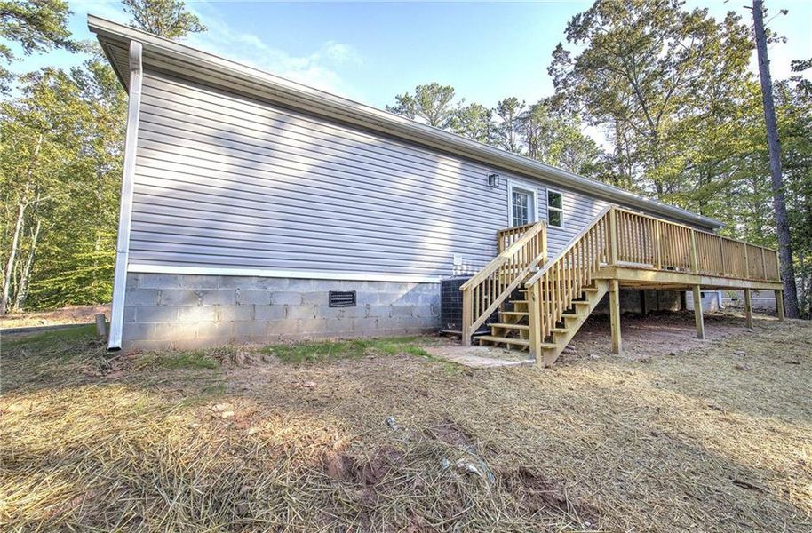 Exterior details and patio area of a home in , Talking Rock (Image 24).