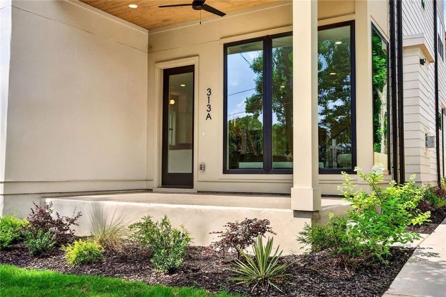 Exterior details and patio area of a home in , Atlanta (Image 32). Exterior details and patio area of a home in , Atlanta (Image 32).