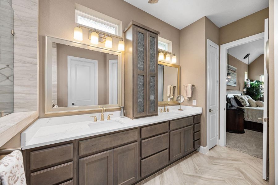 Furnished interior view inside a new home in , Katy (Image 39).