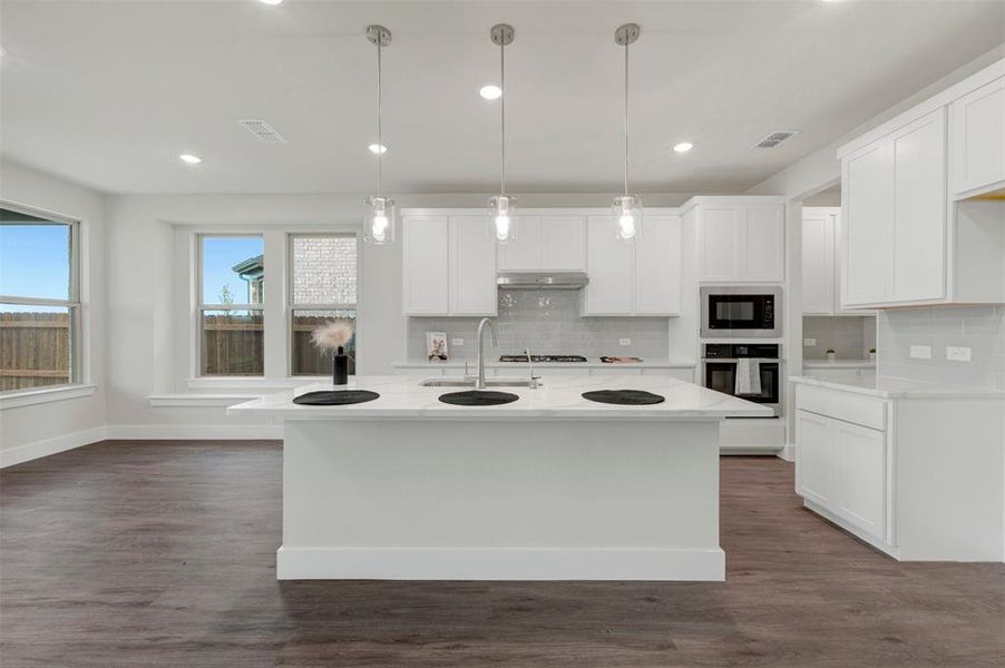 Furnished interior view inside a new home in Chaparral Park, Oak Point (Image 12).