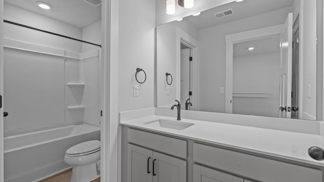 Furnished interior view inside a new home in Woodglen, Piedmont (Image 27).