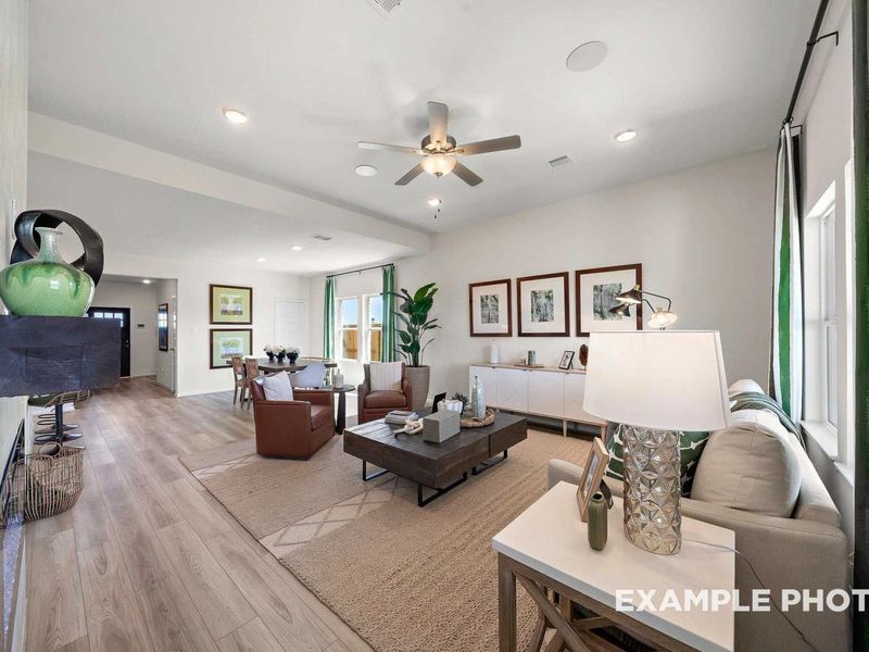 Furnished interior view inside a new home in Enclave at Newport, Crosby (Image 8). Furnished interior view inside a new home in Enclave at Newport, Crosby (Image 8).