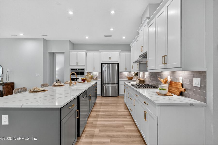 Furnished interior view inside a new home in RiverTown - WaterSong, St. Johns (Image 38).