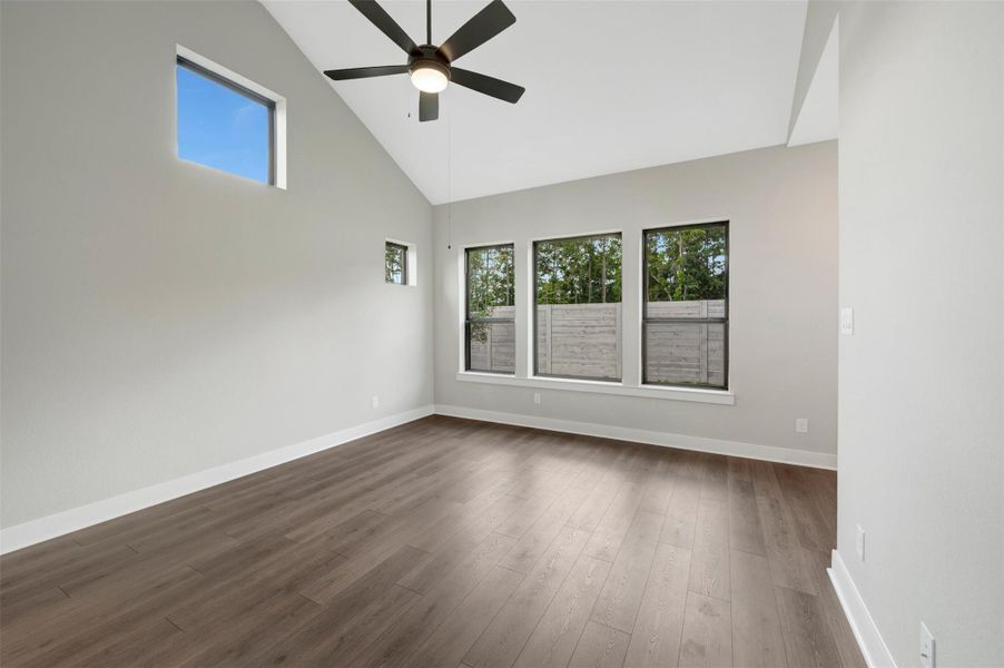 Spacious, unfurnished interior of a new home in Two Step Farm - Enclave Collection, Montgomery (Image 20). Spacious, unfurnished interior of a new home in Two Step Farm - Enclave Collection, Montgomery (Image 20).