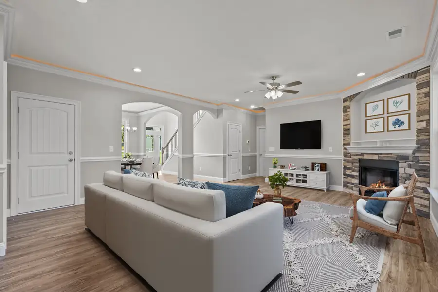 Representative furnished interior of a home built from the Enory by Enchanted Homes in Messer Farms, Inman (Image 5). Representative furnished interior of a home built from the Enory by Enchanted Homes in Messer Farms, Inman (Image 5).