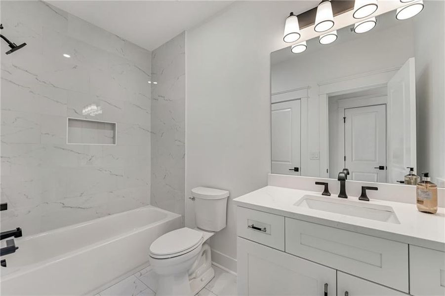 Furnished interior view inside a new home in , Cumming (Image 38).