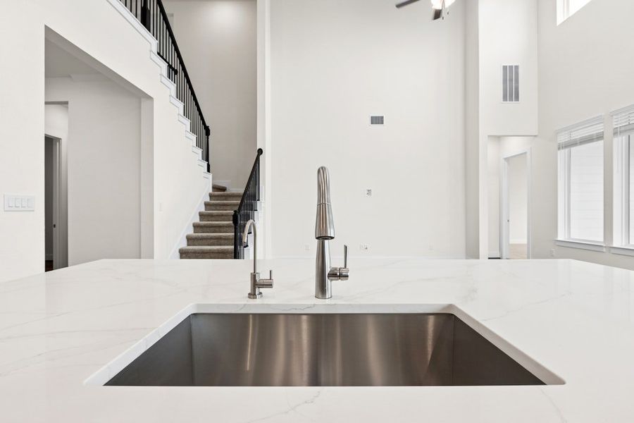 Close-up of interior finishes inside a home in Blackhawk, Pflugerville (Image 13).