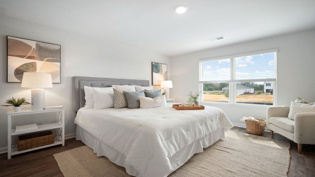 Furnished interior view inside a new home in The Retreat at East Argent, Ridgeland (Image 16). Furnished interior view inside a new home in The Retreat at East Argent, Ridgeland (Image 16).