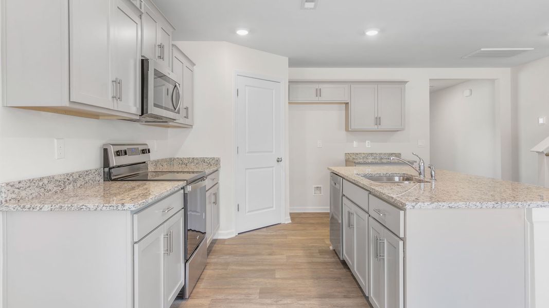 Furnished interior view inside a new home in Aspen Place, Thomasville (Image 6).