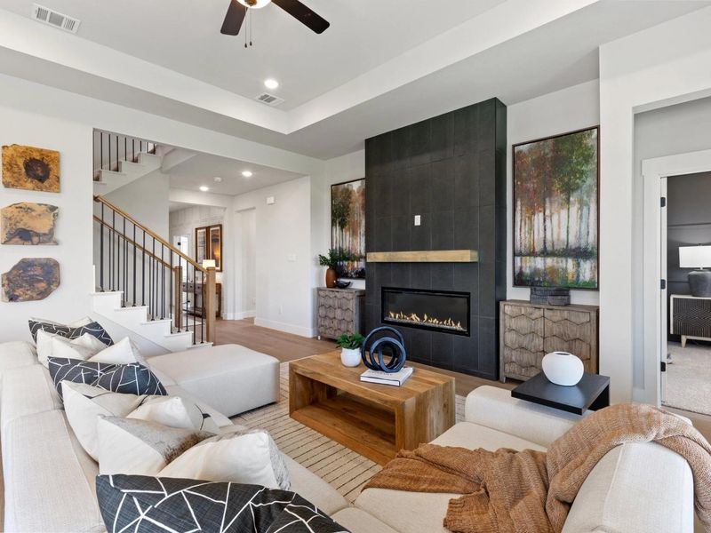 Representative furnished interior of a home built from the The Sequoia M by Davidson Homes LLC in Waverly Estates, Josephine (Image 24). Representative furnished interior of a home built from the The Sequoia M by Davidson Homes LLC in Waverly Estates, Josephine (Image 24).