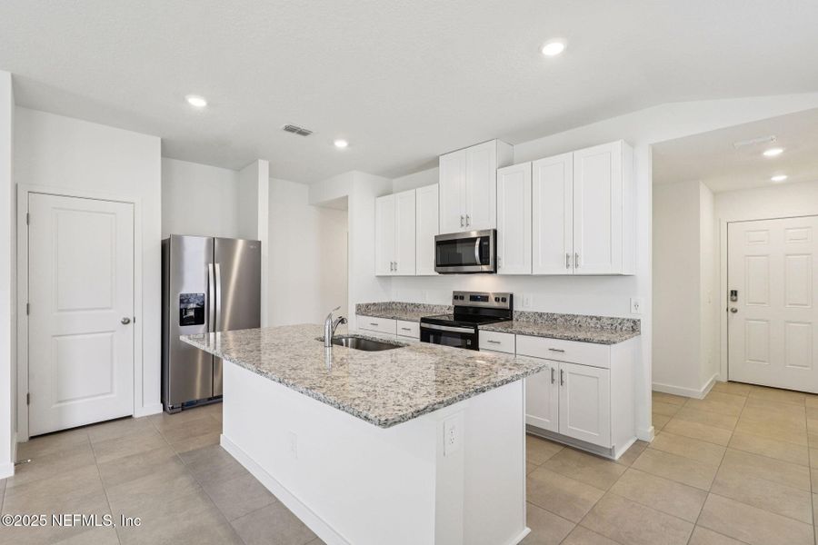 Furnished interior view inside a new home in Kings Crossing, Jacksonville (Image 4). Furnished interior view inside a new home in Kings Crossing, Jacksonville (Image 4).