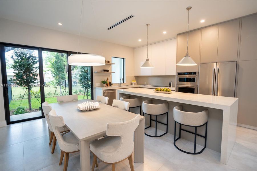 Furnished interior view inside a new home in , Miami (Image 7).