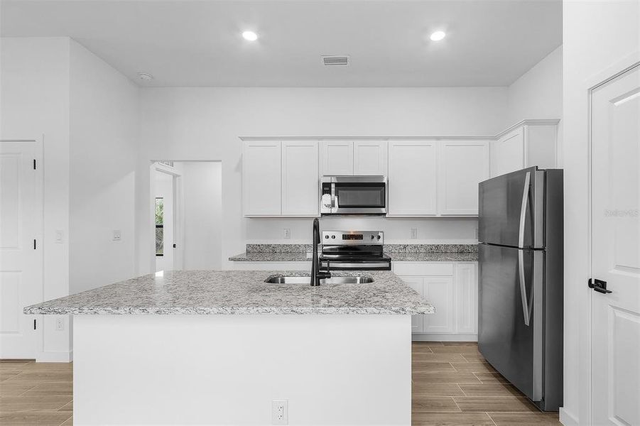 Furnished interior view inside a new home in Port Charlotte, North Port (Image 6).