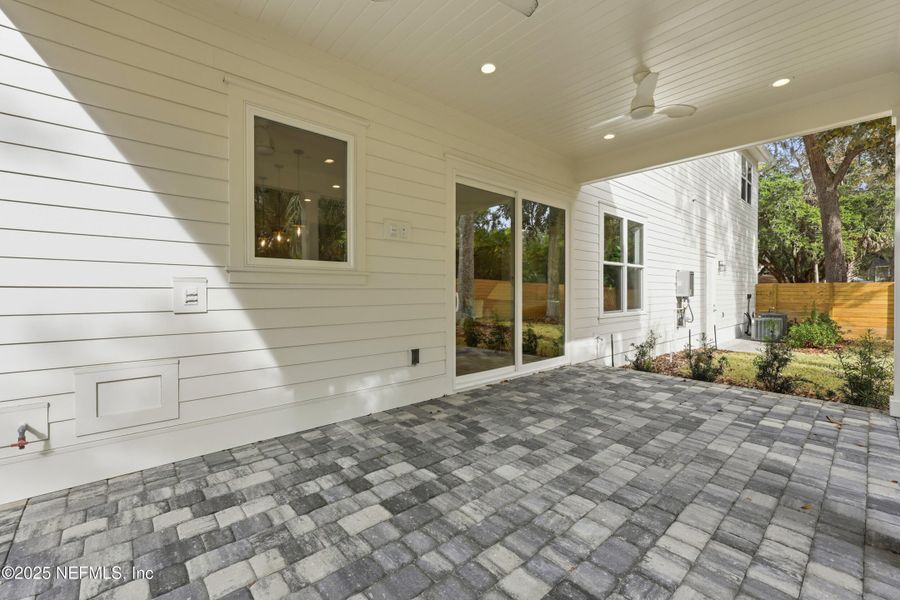 Exterior details and patio area of a home in , Neptune Beach (Image 4). Exterior details and patio area of a home in , Neptune Beach (Image 4).