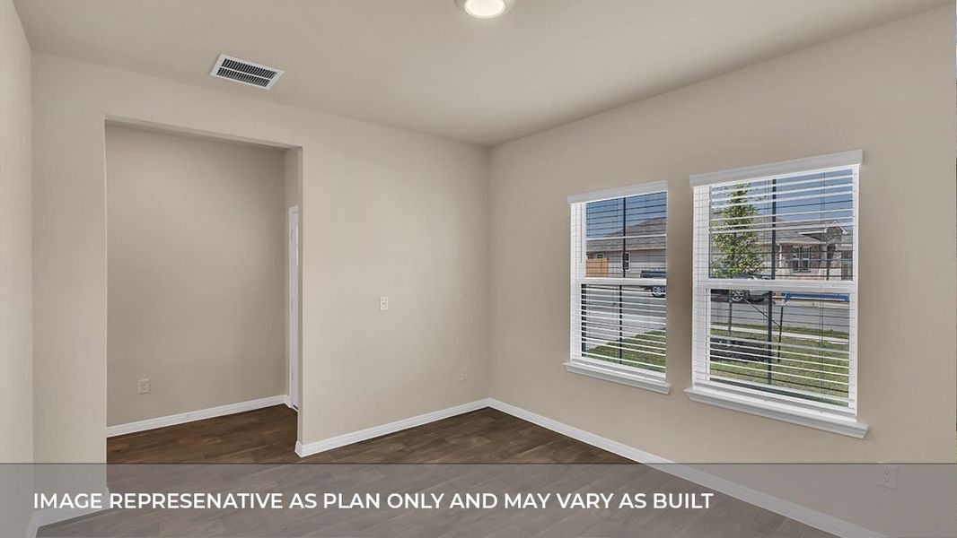 Representative unfurnished interior of a home built from the The Quincy by D.R. Horton in Rosenbusch Ranch, Leander (Image 11).