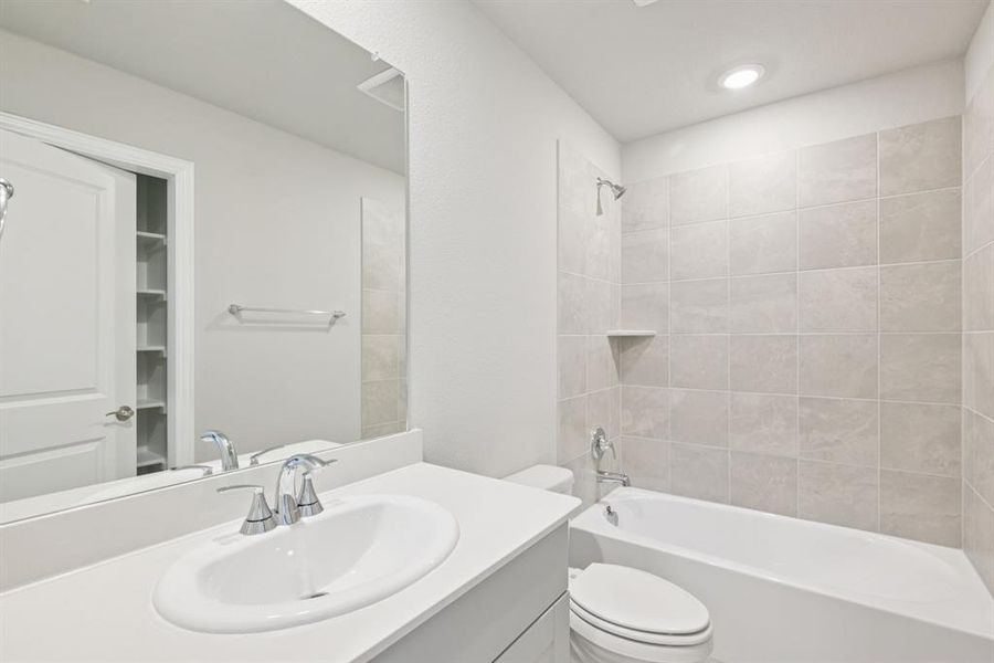 Photo is not of the actual home, but is an inspirational photo of builder’s model home and may depict options, furnishings, and/or decorator features that are not included.