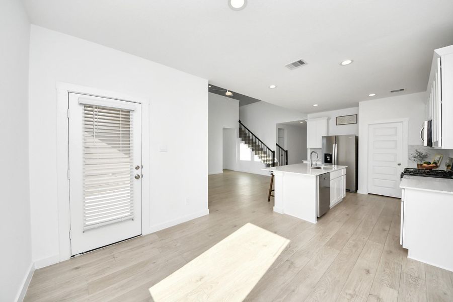 Furnished interior view inside a new home in Tamarron, Katy (Image 14).