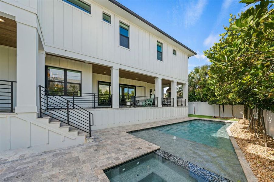 Exterior details and patio area of a home in , Tampa (Image 31).