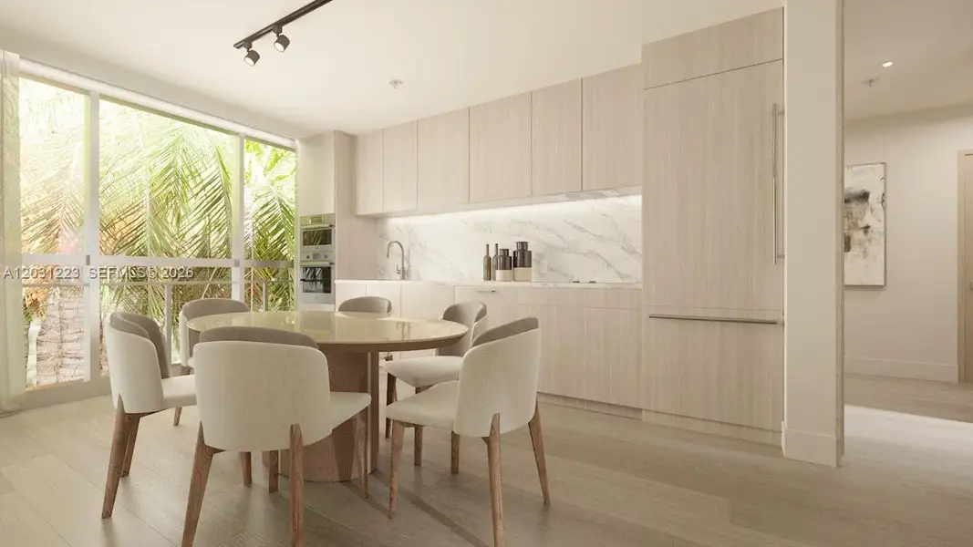 Furnished interior view inside a new home in , Miami Beach (Image 17).