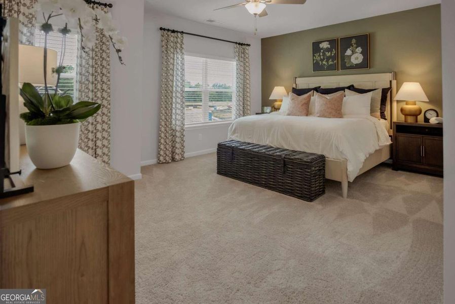 Furnished interior view inside a new home in Stonebridge North, Macon (Image 20).