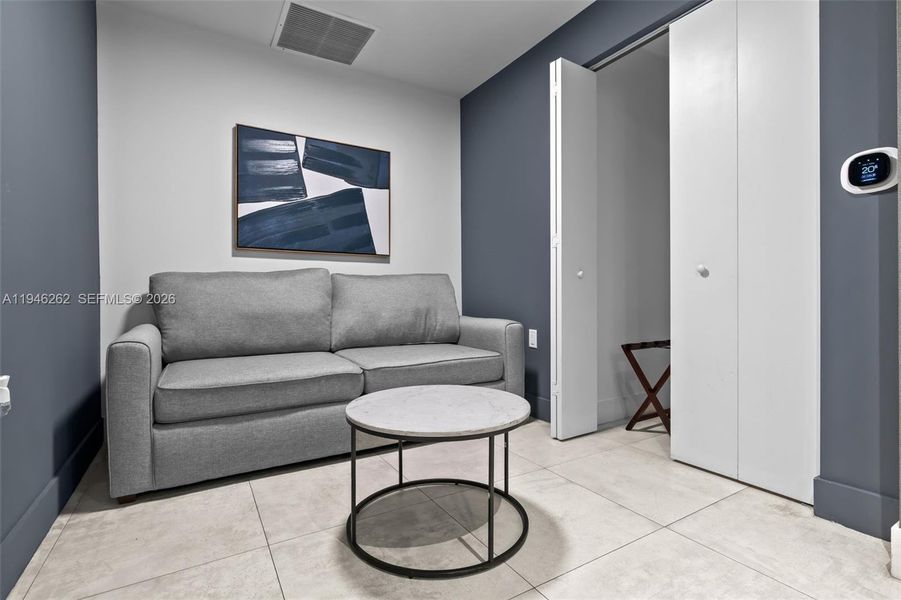 Furnished interior view inside a new home in , Miami (Image 54).