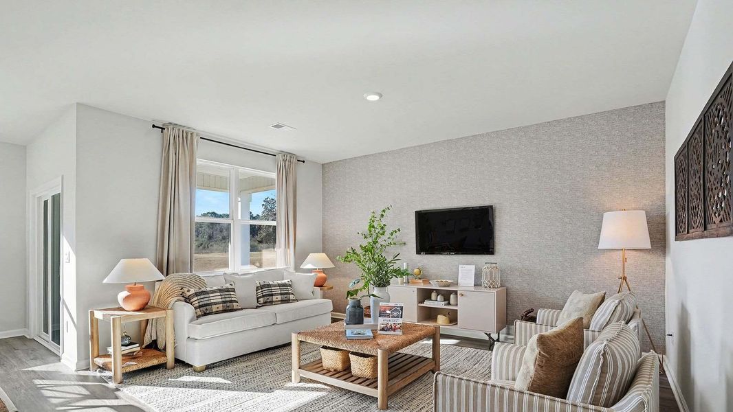 Representative furnished interior of a home built from the Aria by D.R. Horton in Meadow Walk, Loris (Image 5).
