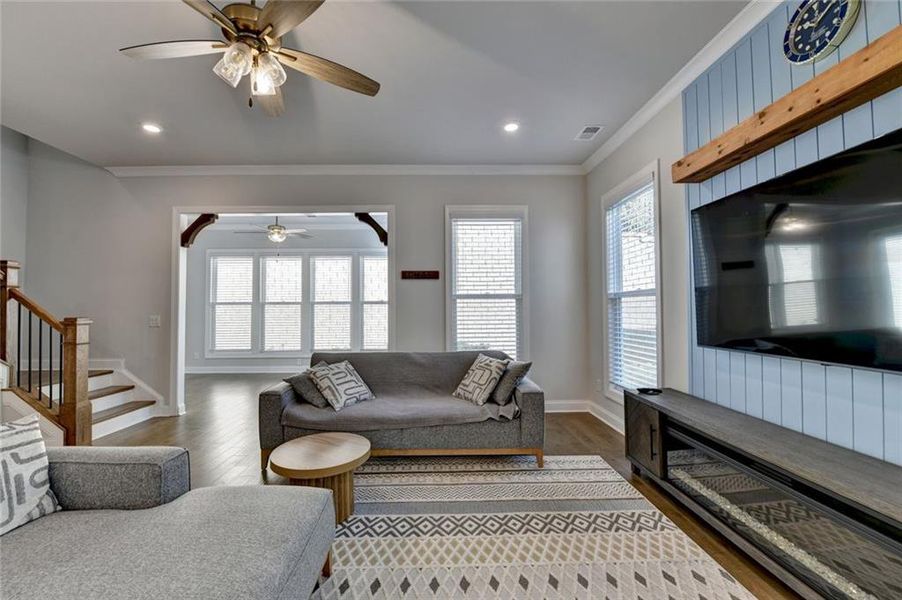 Furnished interior view inside a new home in , Duluth (Image 45).