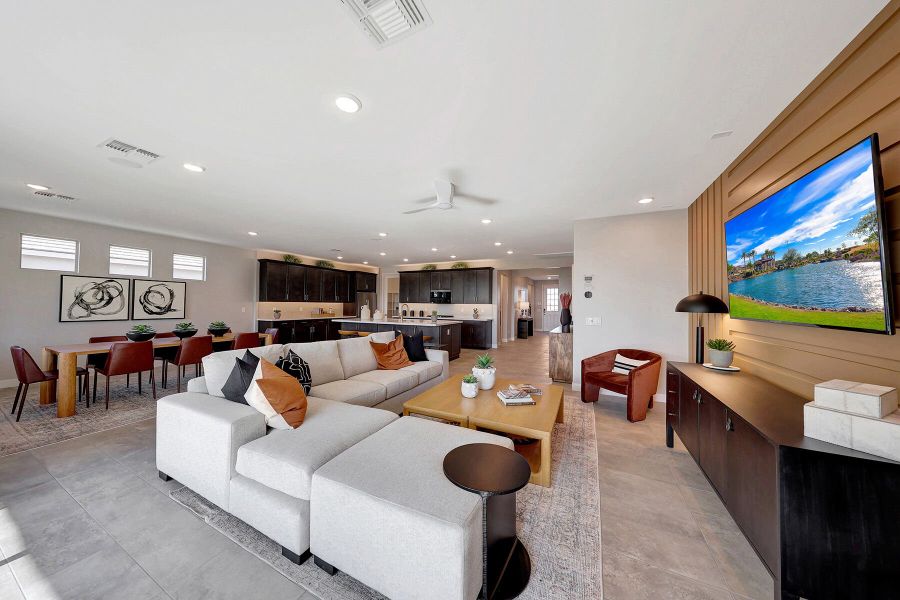 Representative furnished interior of a home built from the Slate by Mattamy Homes in Miravida, Surprise (Image 30).