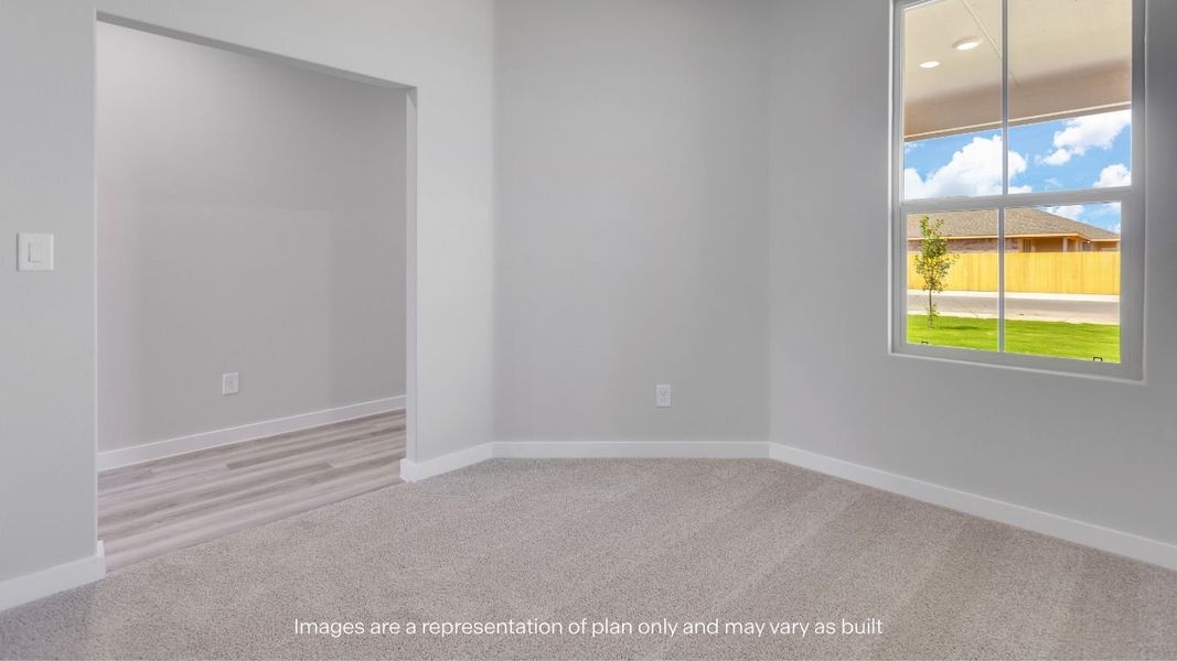 Spacious, unfurnished interior of a new home in Mustang Ridge, Andrews (Image 9). Spacious, unfurnished interior of a new home in Mustang Ridge, Andrews (Image 9).