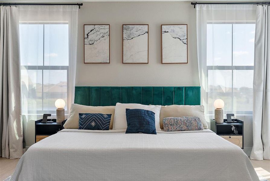 Furnished interior view inside a new home in , Parrish (Image 29).