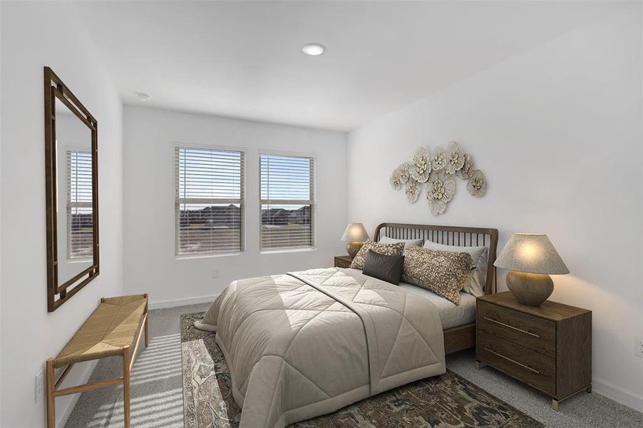 Furnished interior view inside a new home in Rolling Ridge, Van Alstyne (Image 14).