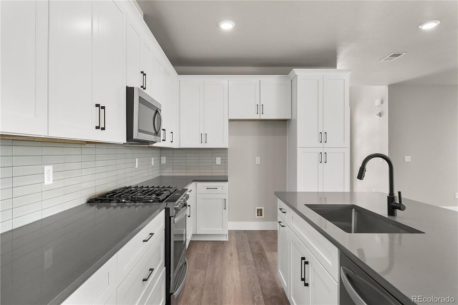 Furnished interior view inside a new home in Duet at Sterling Ranch, Littleton (Image 8).
